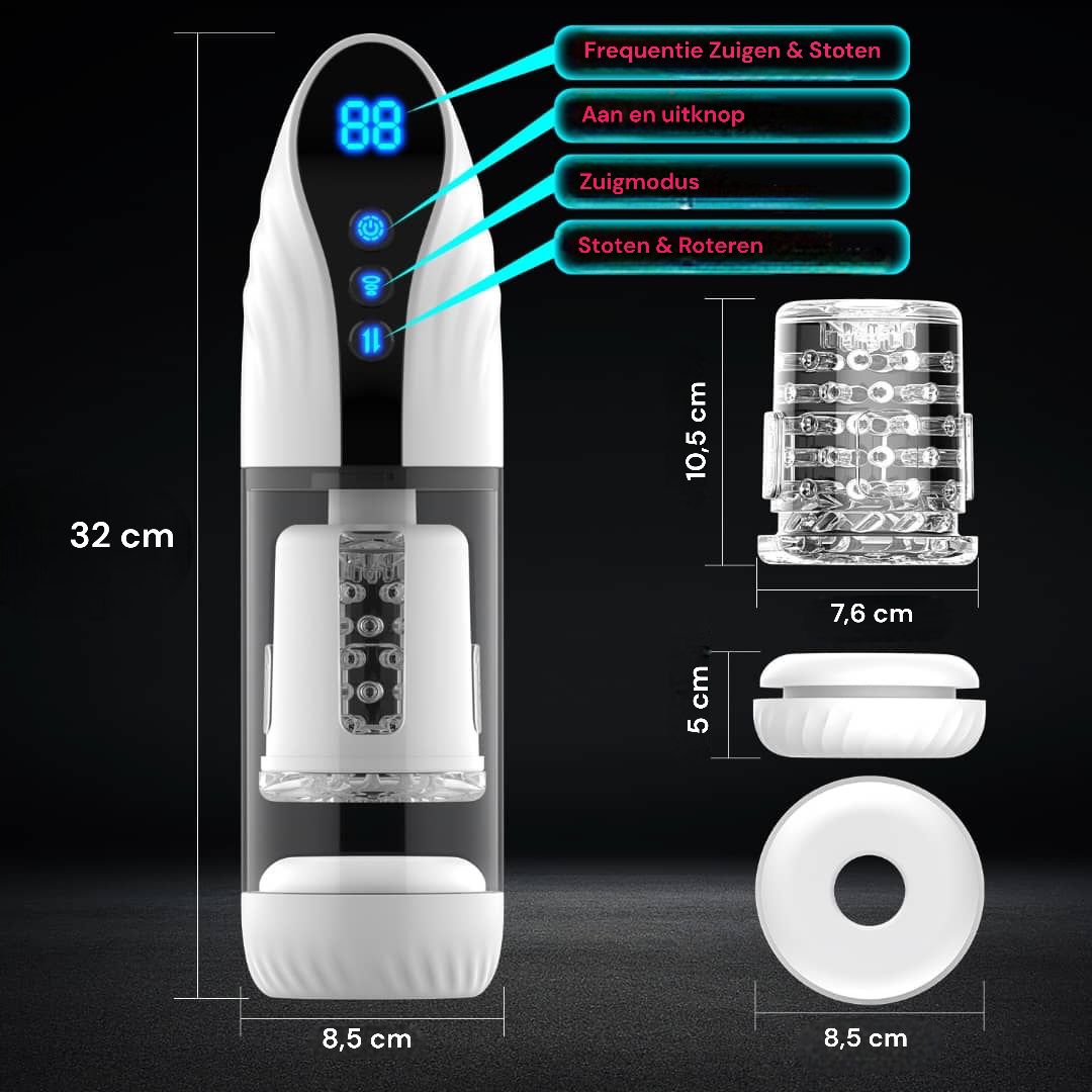 Elektrische Masturbator voor man
