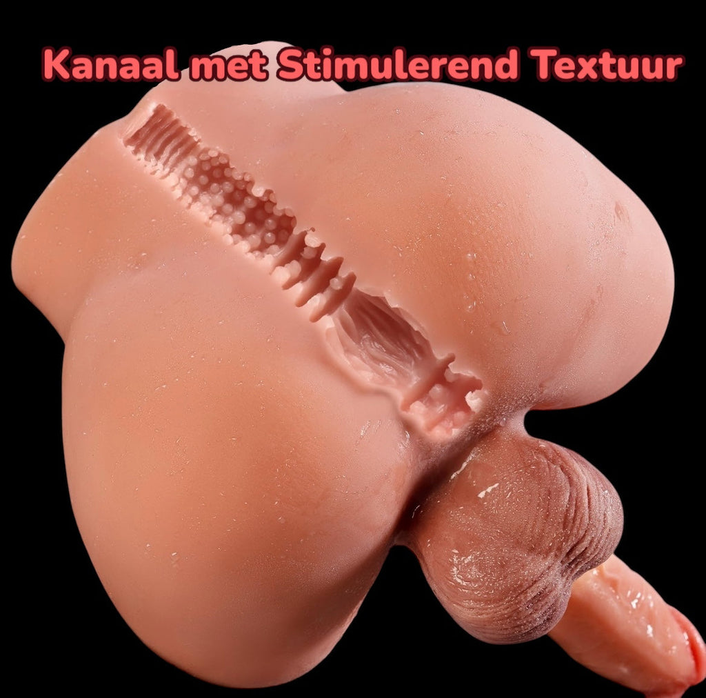 Stimulerende ribbels Masturbator