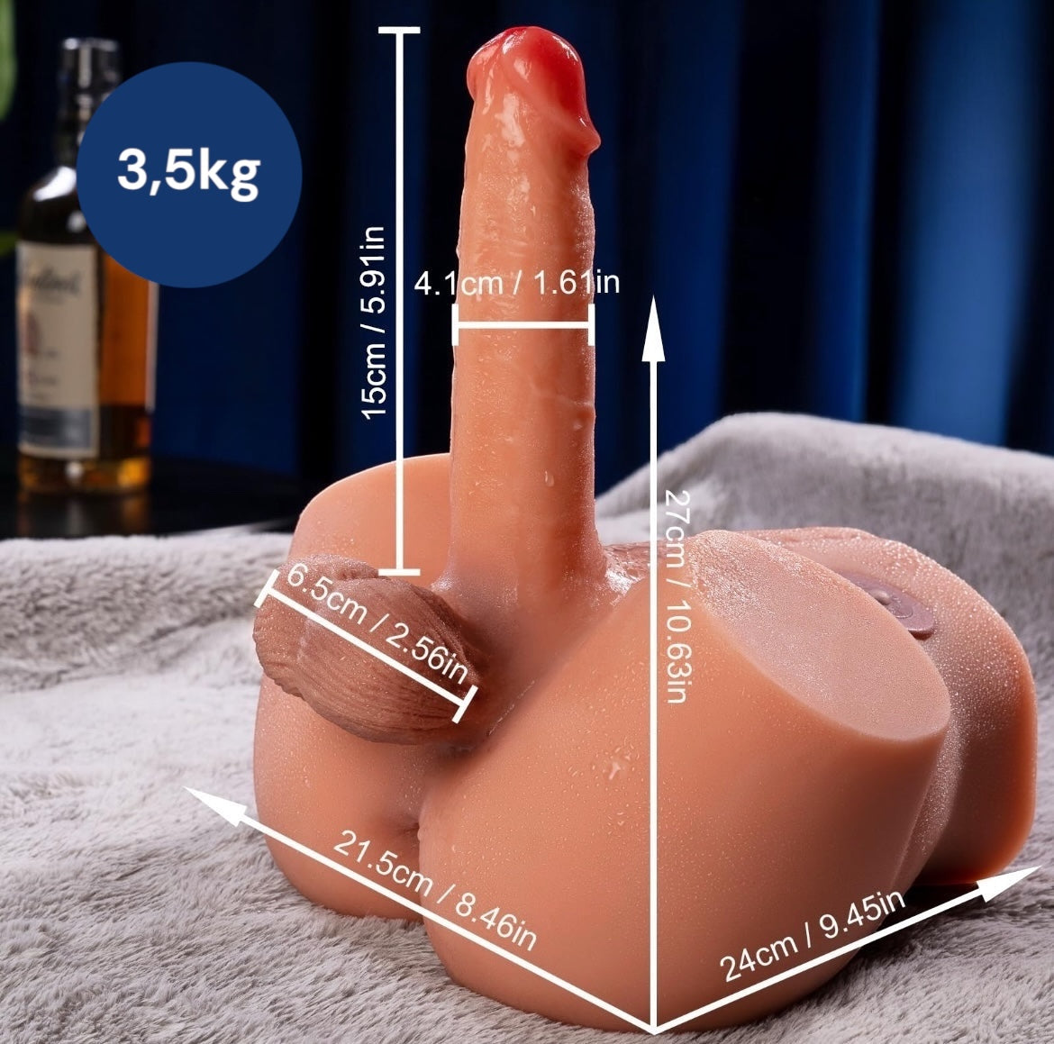 Sex Torse Marcel - Elektrisch - Vibrerende Dildo