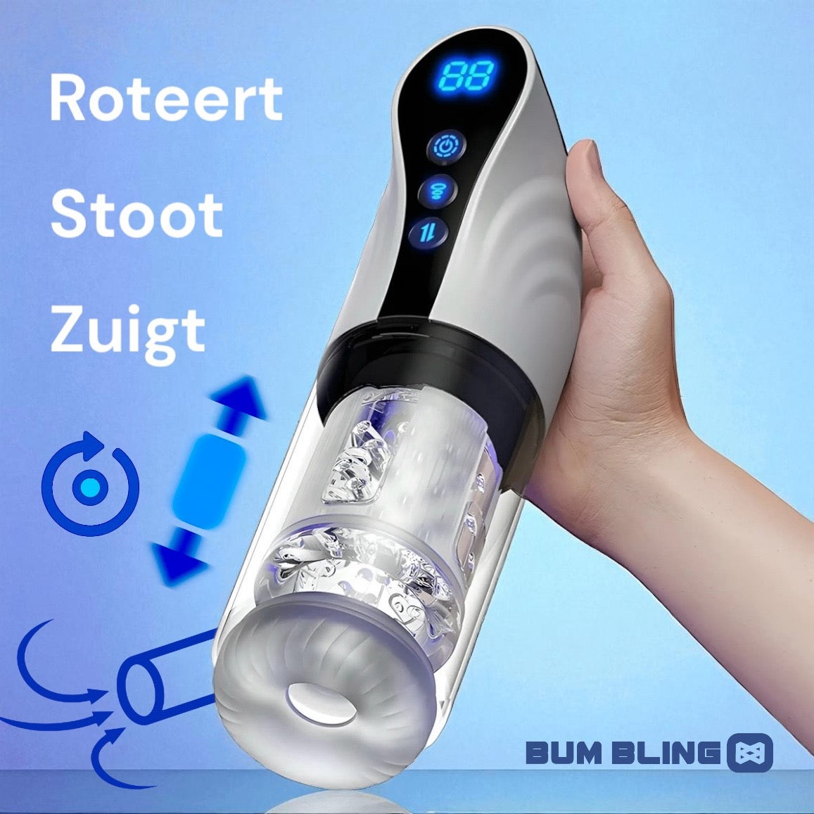 Elektrische Masturbator voor man